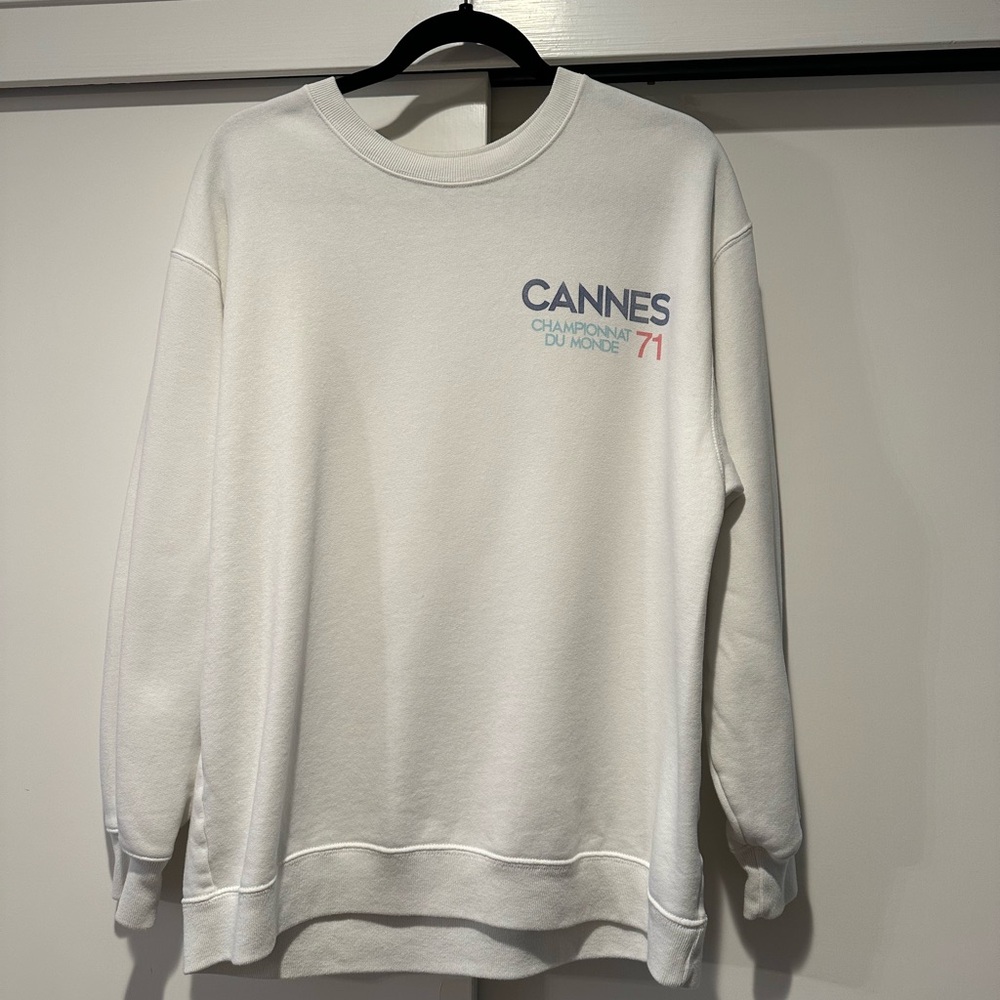 Hollister Cannes White Sweatshirt